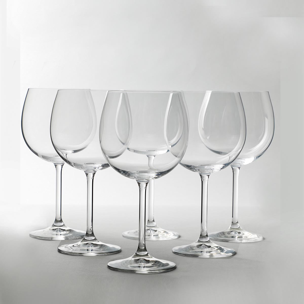 6 bohemia crystal red wine glasses Gavia 610ml - Vip Shop Italy