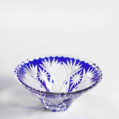 Julian Hand-Cut Crystal Bowl 8"