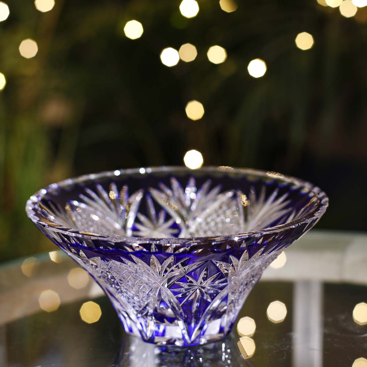 Julian Hand-Cut Crystal Bowl 8"