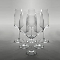 Bohemia Crystal Fascino Champagne Glass set of 6