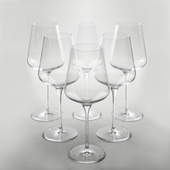 Bohemia Crystal Louvre Red wine Glass set of 6