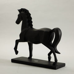 Luxor Horse Sculpture Black