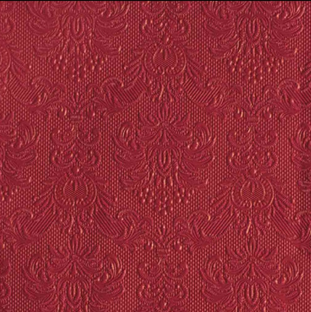 Cocktail Napkin dark red Set of 15 – Home4u