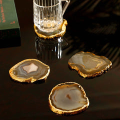 Arria Agate Coaster Set Of 4