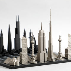 World Icons Edition Skyline Chess Set