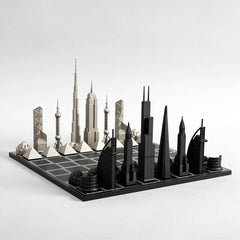 World Icons Edition Skyline Chess Set