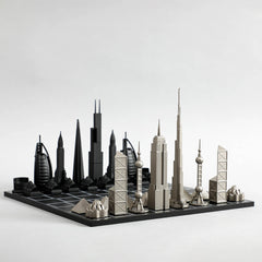 World Icons Edition Skyline Chess Set