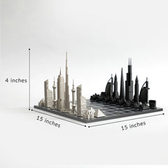 World Icons Edition Skyline Chess Set