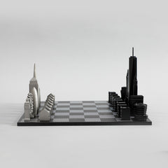 London Vs New York Edition Skyline Chess Set