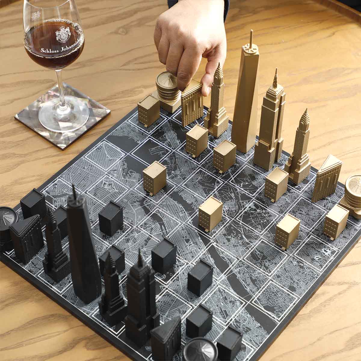 New York Edition Skyline Chess Set