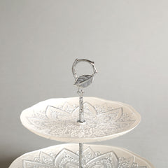 Alyona Two Tier Cup Cake & Cookie Stand