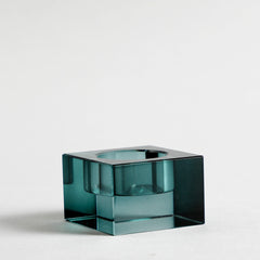 Cynthia Turquoise Crystal Candle Holder