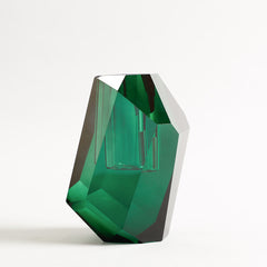 Glen Green Crystal Vase