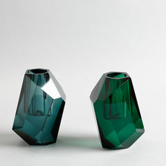 Glen Green Crystal Vase