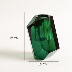 Glen Green Crystal Vase