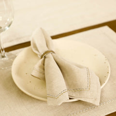 Lurex Embroidered Napkin Set Of 4