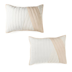 Jester Off-White Sham Set Of 2