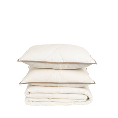 Arwen Light Beige Quilt With Sham Set