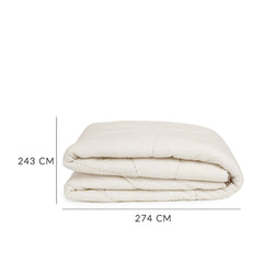 Arwen Light Beige Quilt With Sham Set