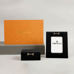 Tresor Velvet Box And Photoframe Gift Set