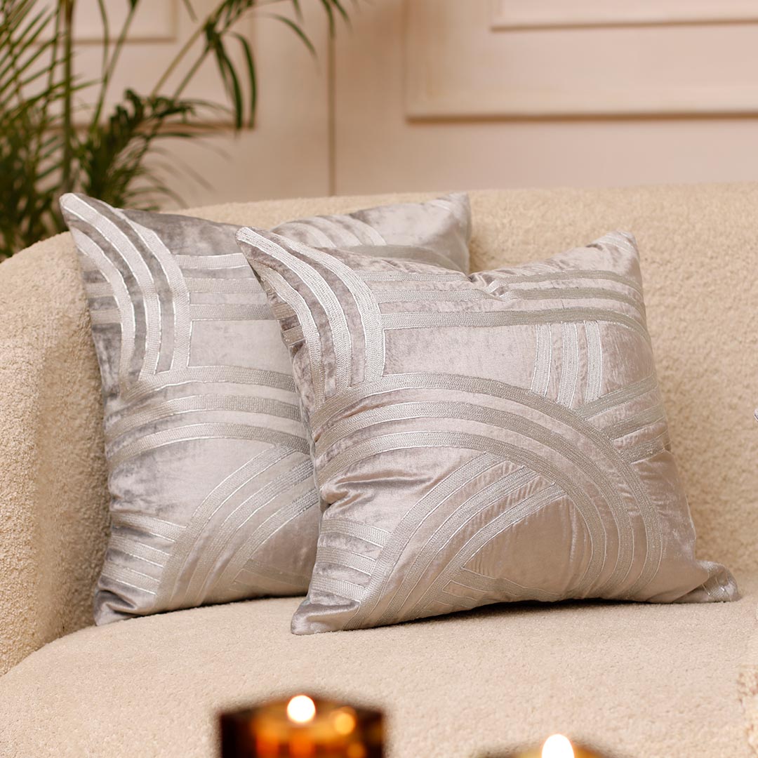 Savana Embroided Cushion Cover