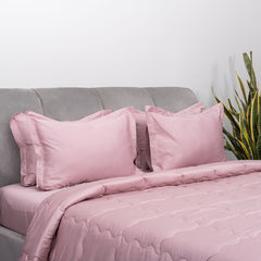 Blush Quilted Reversible Comforter