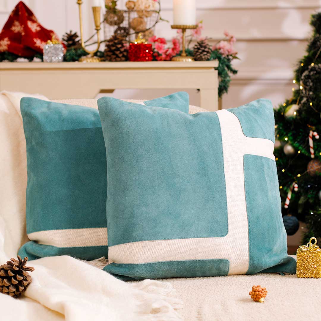 Sangria Teal Cushion Cover