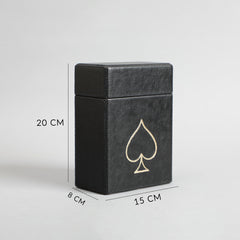 Ayami Black Playing Card Box With 2 Set Cards