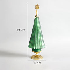 Star Christmas Glass Decorative Tree Big