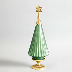 Star Christmas Glass Decorative Tree Small