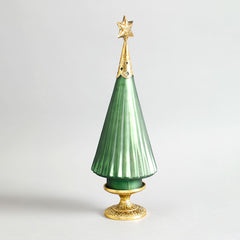 Star Christmas Glass Decorative Tree Small