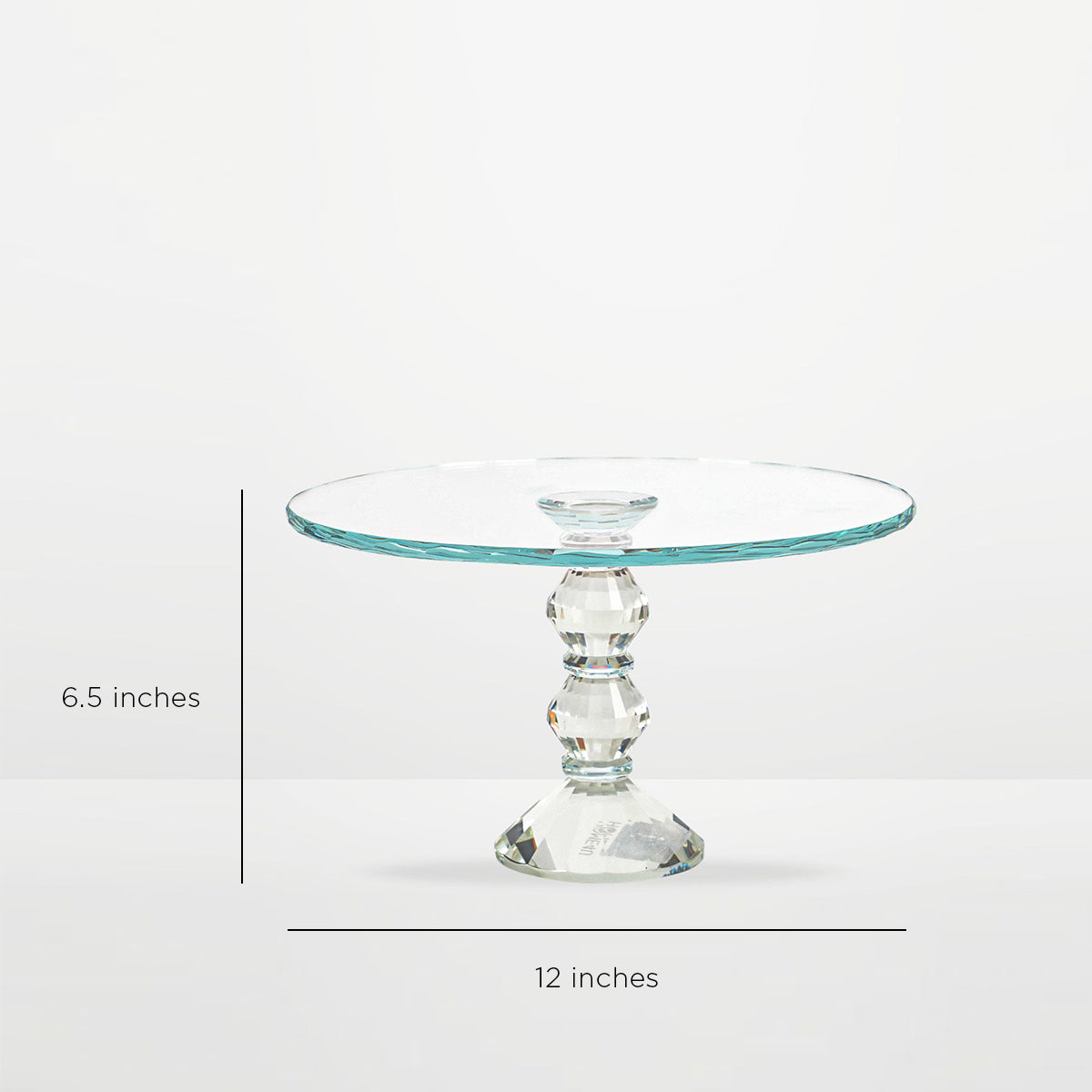 Cake stand with crystal hanging detail - Weddings of Distinction