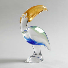 Toco Toucan Bird Crystal Décor Object Small