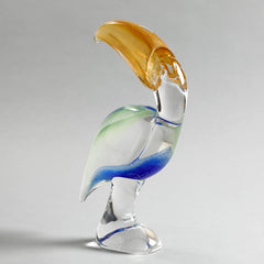 Toco Toucan Bird Crystal Décor Object Small