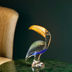 Toco Toucan Bird Crystal Décor Object Small