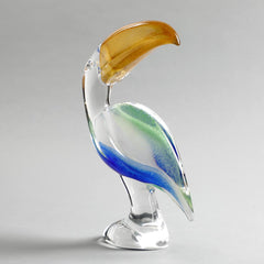 Toco Toucan Bird Crystal Décor Object Small