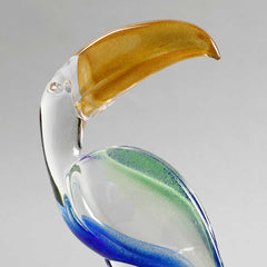 Toco Toucan Bird Crystal Décor Object Small