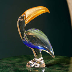 Toco Toucan Bird Crystal Décor Object Small