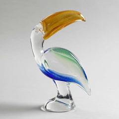 Toco Toucan Bird Crystal Décor Object Small