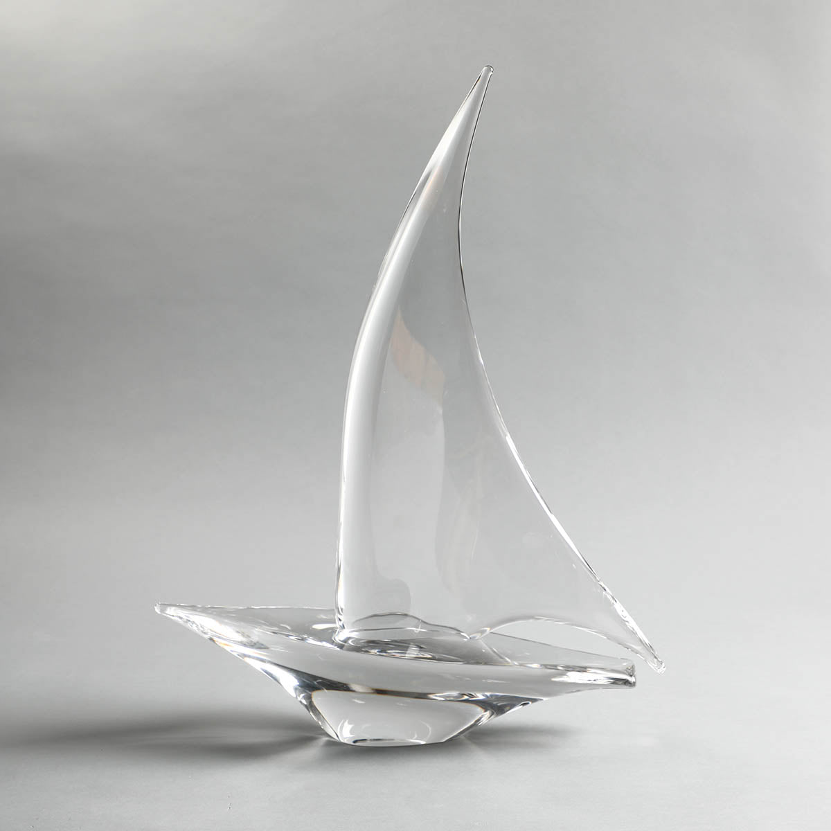 Sailing Boat Crystal Décor Object Clear