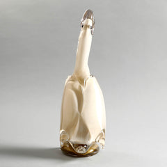 Crystal White Duck Décor Object