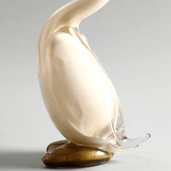 Crystal White Duck Décor Object