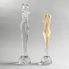 Lovers Gold Crystal Décor Object
