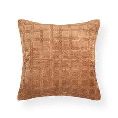 Meridian Cushion Cognac Square