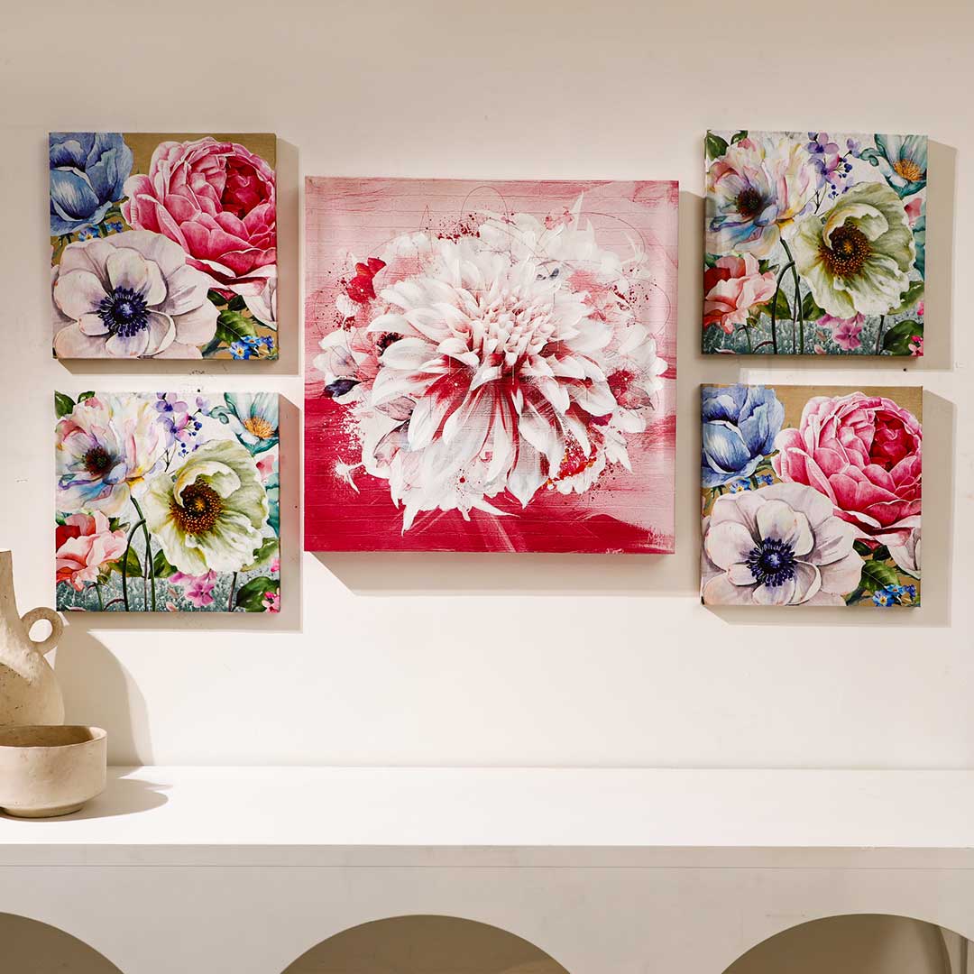 Calix Camellia Flower Wall Art