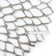 Chilewich Pressed Dahlia Mat Silver