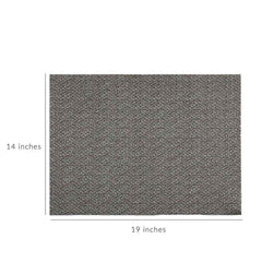 Chilewich Glassweave Graphite Rectangular Mat