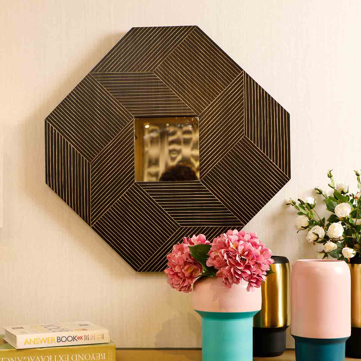 Mirror With Carved Frame