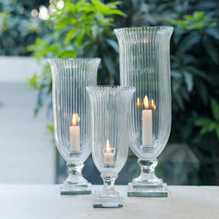 Callisto Glass Candle Holder Medium