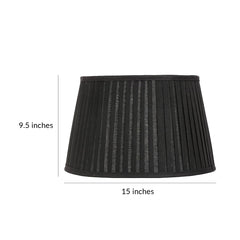 Black Knife Pleated Shade Medium